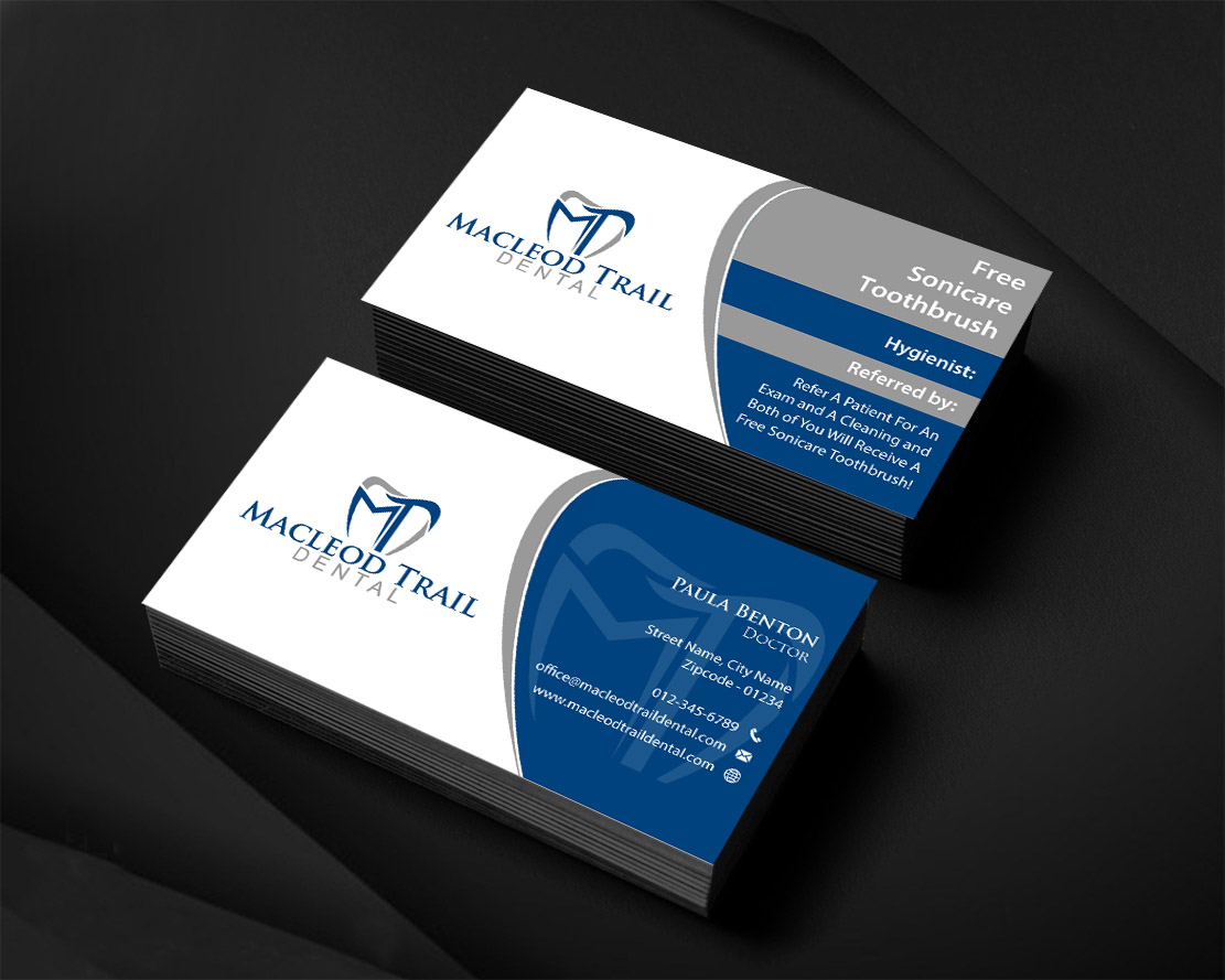 Design de Carte de Visite par Infinitive Technology pour Macleod Trail Dental | Design #21602942