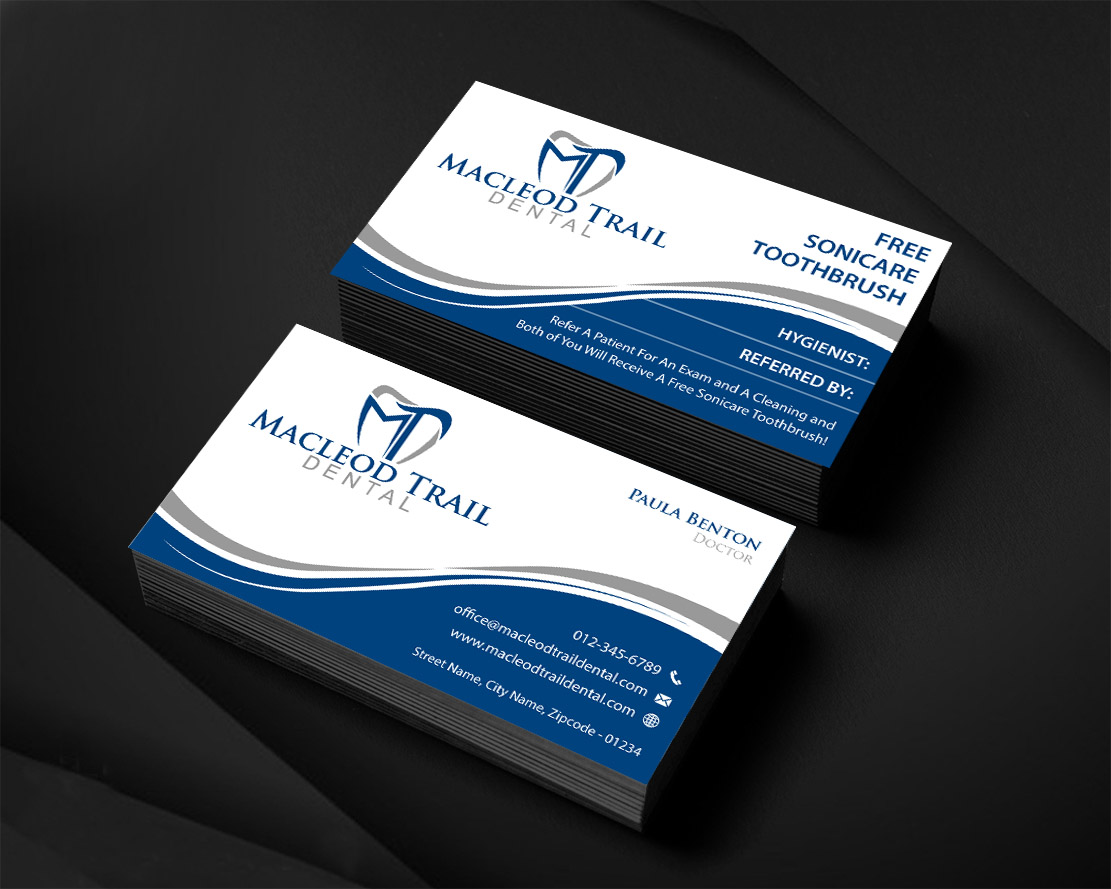 Design de Carte de Visite par Infinitive Technology pour Macleod Trail Dental | Design #21602948