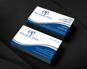 Design de Carte de Visite par Infinitive Technology pour Macleod Trail Dental | Design : #21602948