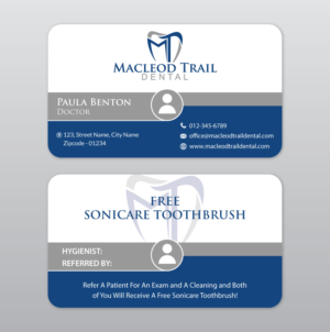 Design de Carte de Visite par Infinitive Technology pour Macleod Trail Dental | Design : #21603995