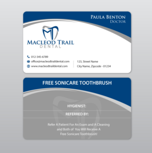 Design de Carte de Visite par Infinitive Technology pour Macleod Trail Dental | Design : #21604008