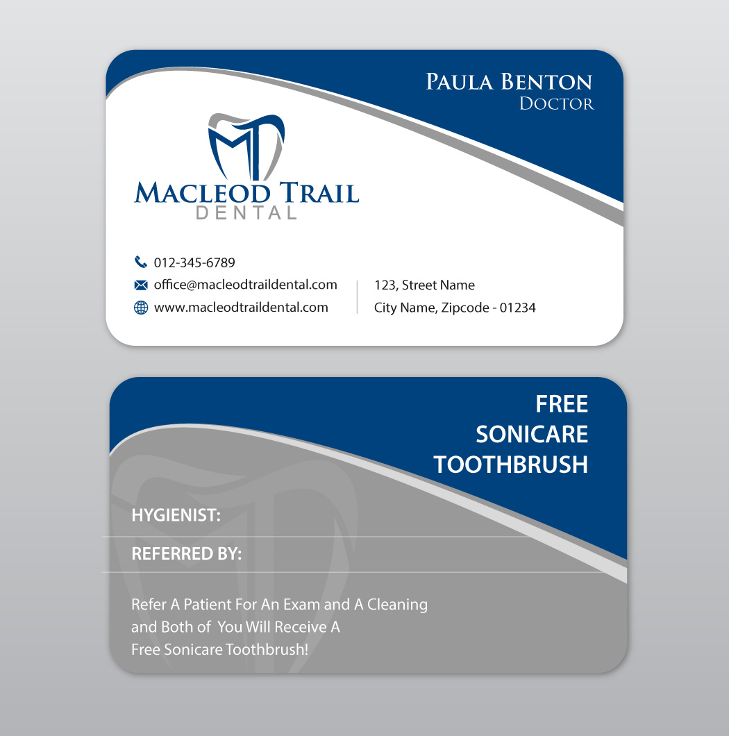 Design de Carte de Visite par Infinitive Technology pour Macleod Trail Dental | Design #21604019