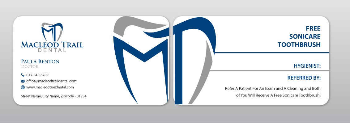 Business Card Design by Infinitive Technology for Macleod Trail Dental | Design #21604055