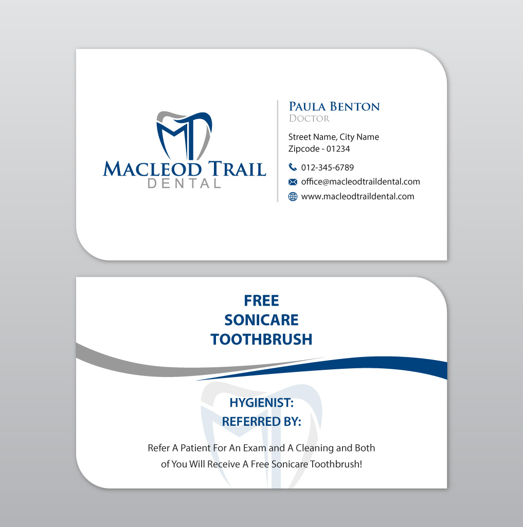 Design de Carte de Visite par Infinitive Technology pour Macleod Trail Dental | Design #21604057