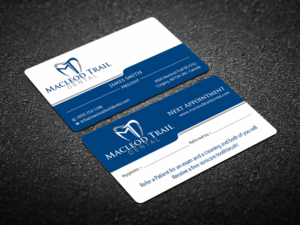 Business Card Design by Infinitive Technology for Macleod Trail Dental | Design: #21604787