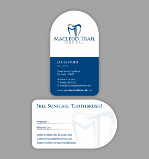 Business Card Design by Infinitive Technology for Macleod Trail Dental | Design: #21610768