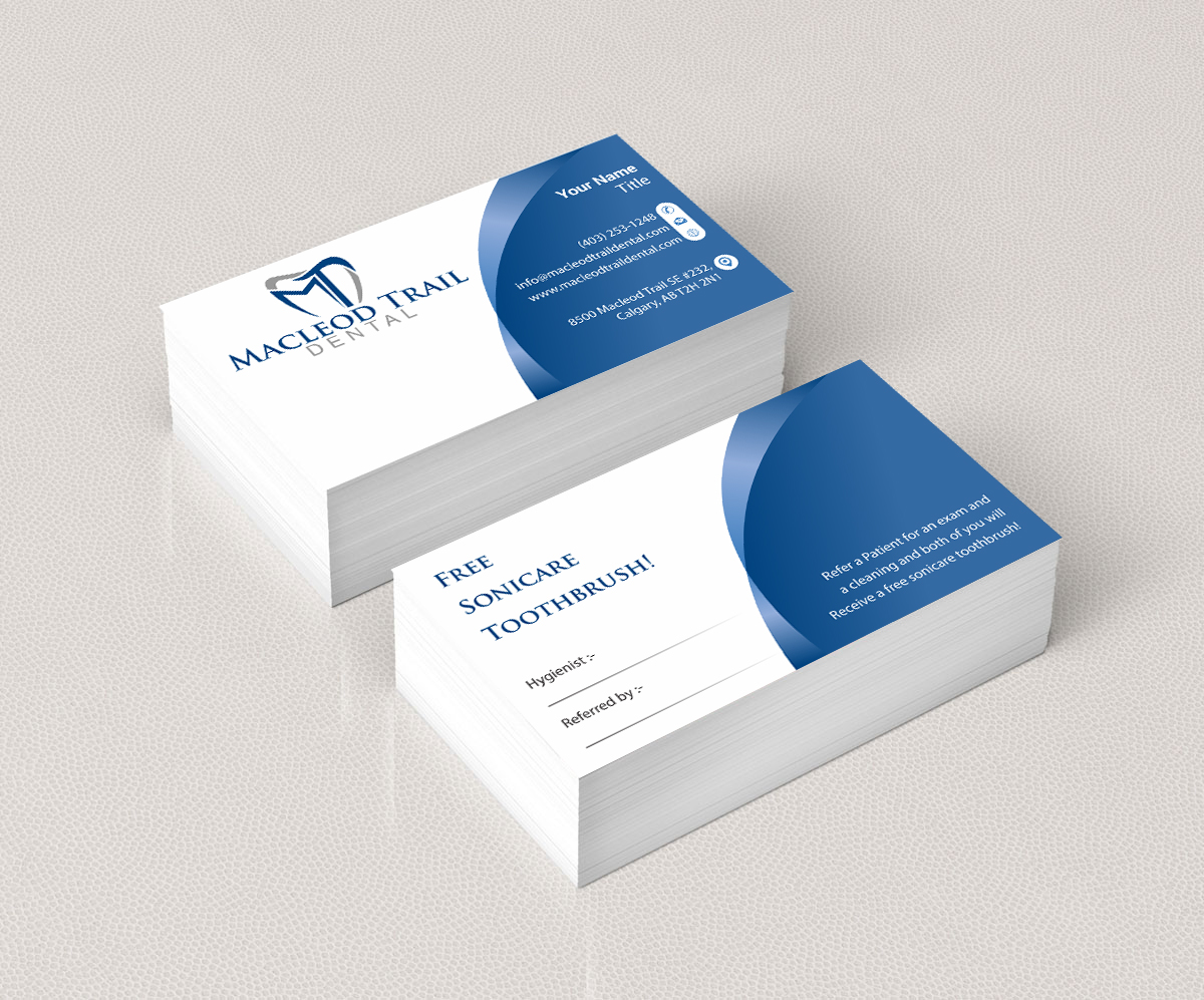 Design de Carte de Visite par Infinitive Technology pour Macleod Trail Dental | Design #21610770