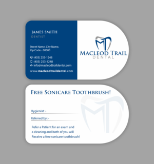 Business Card Design by Infinitive Technology for Macleod Trail Dental | Design: #21610771