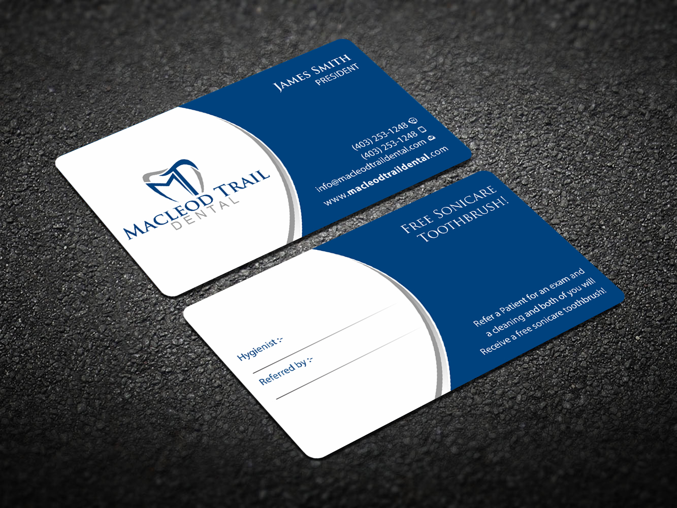 Business Card Design by Infinitive Technology for Macleod Trail Dental | Design #21611381