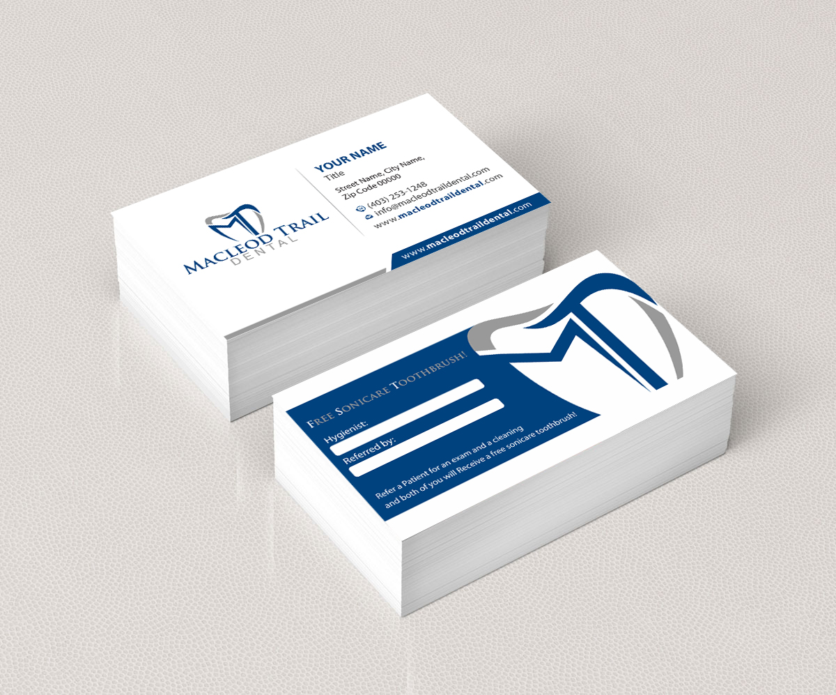 Design de Carte de Visite par Infinitive Technology pour Macleod Trail Dental | Design #21612678