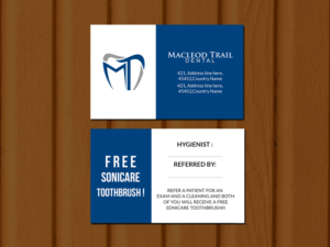 Business Card Design by Creations Box 2015 for Macleod Trail Dental | Design: #21607806