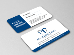 Business Card Design by Creations Box 2015 for Macleod Trail Dental | Design: #21607807