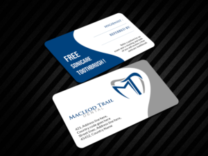 Business Card Design by Creations Box 2015 for Macleod Trail Dental | Design: #21614074