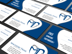 Business Card Design by Creations Box 2015 for Macleod Trail Dental | Design: #21614095