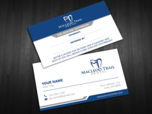 Diseño de Tarjeta de Presentación por LAXMI DESIGNHUB para Macleod Trail Dental | Diseño: #21605656