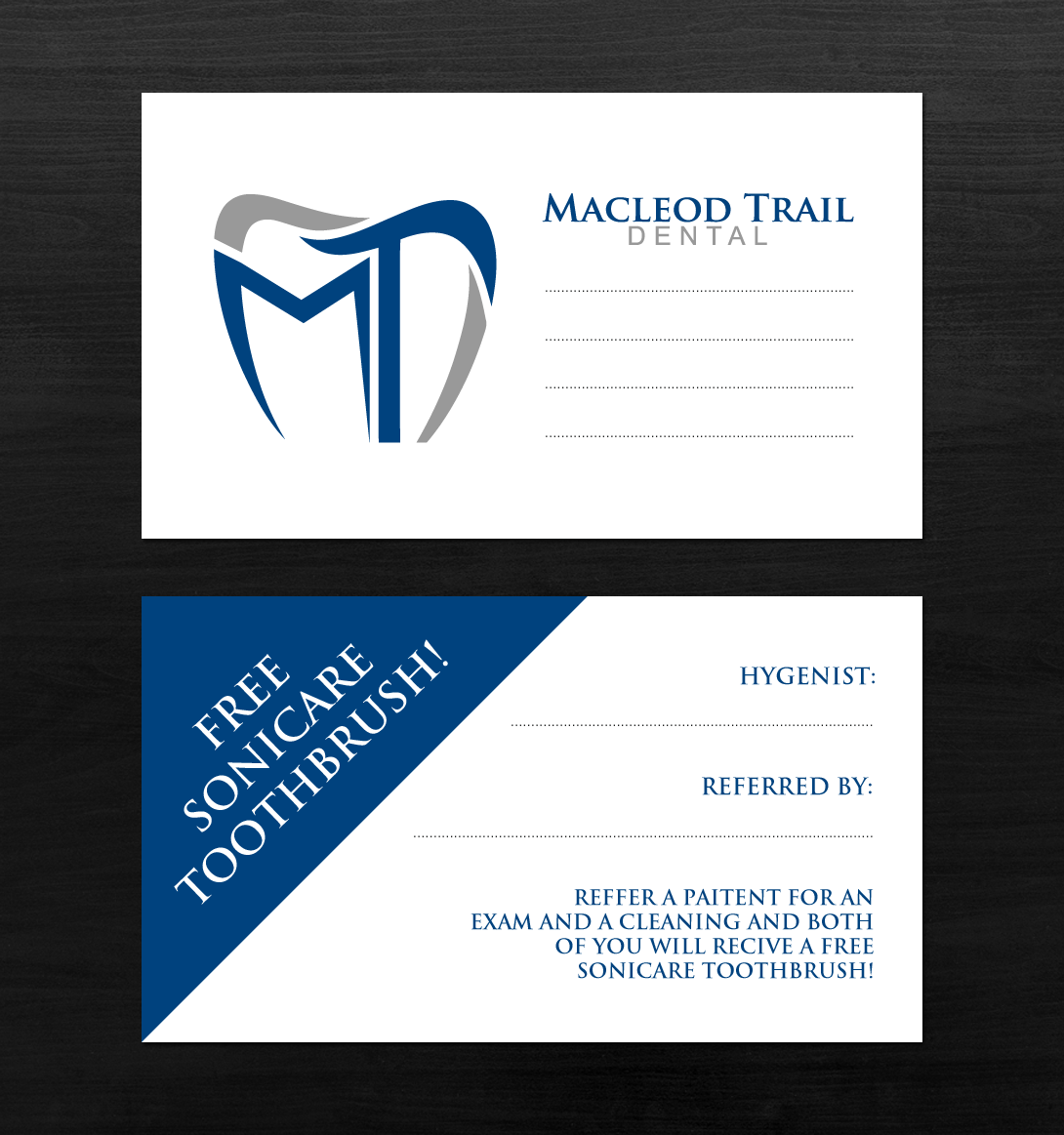 Visitenkarten-Design von chandrayaan.creative für Macleod Trail Dental | Design #21606148