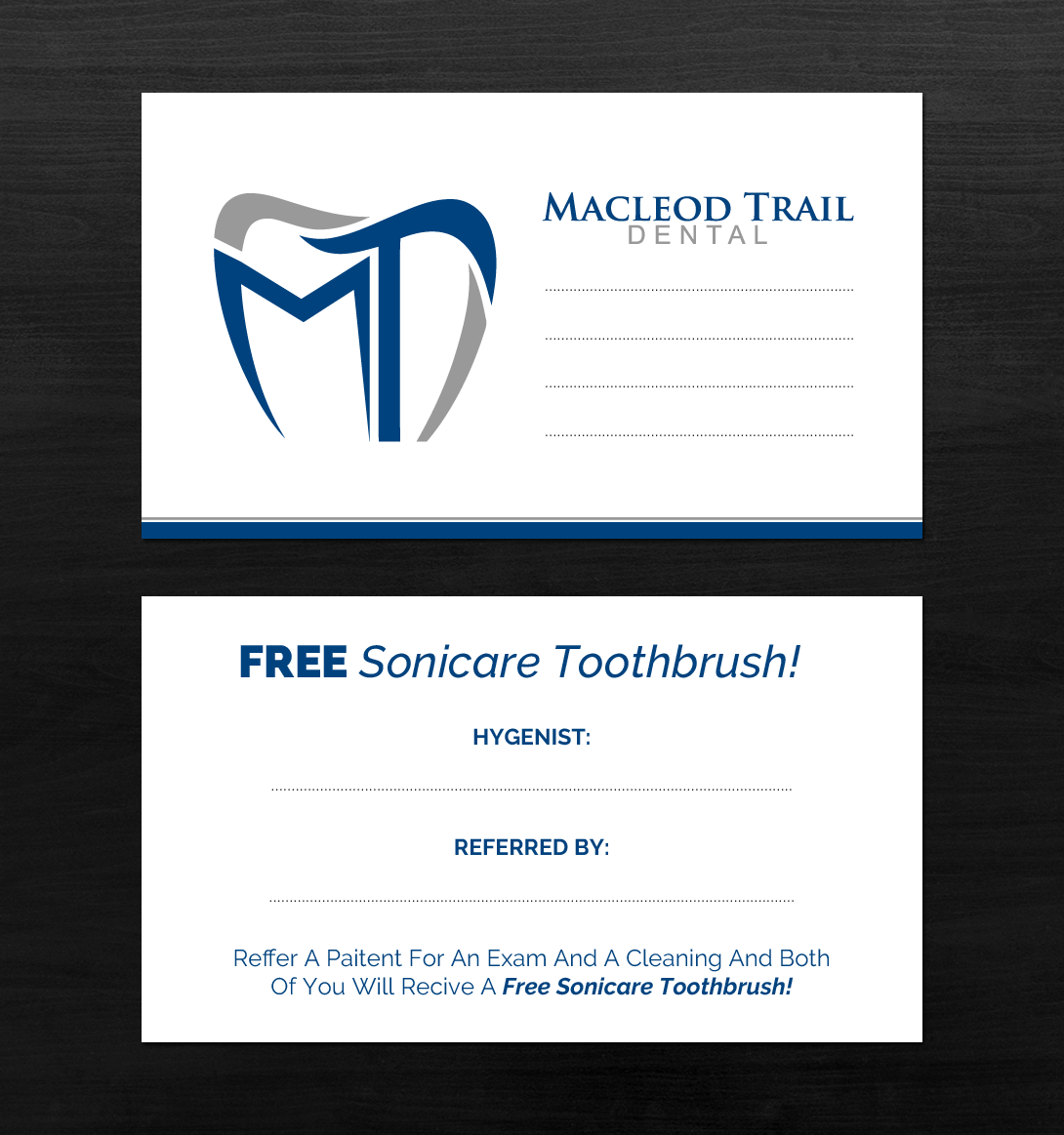 Business Card Design by chandrayaan.creative for Macleod Trail Dental | Design #21606149