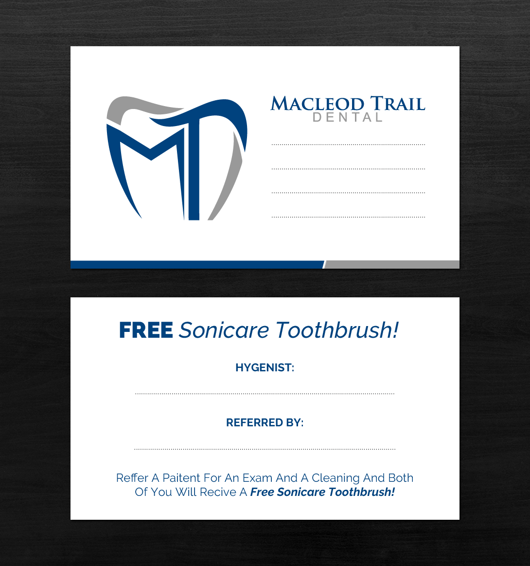 Diseño de Tarjeta de Presentación por chandrayaan.creative para Macleod Trail Dental | Diseño #21606151