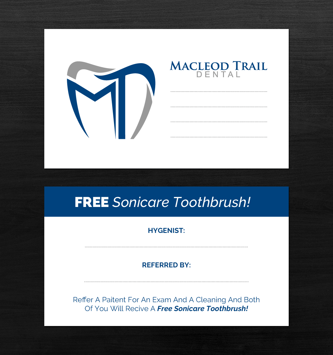 Diseño de Tarjeta de Presentación por chandrayaan.creative para Macleod Trail Dental | Diseño #21606152