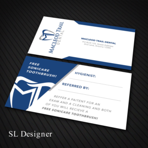 Diseño de Tarjeta de Presentación por SL Designer para Macleod Trail Dental | Diseño: #21599405