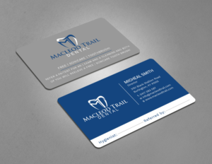 Diseño de Tarjeta de Presentación por Tripti Ranjan Gain para Macleod Trail Dental | Diseño: #21604574