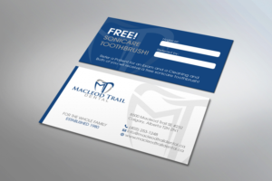 Diseño de Tarjeta de Presentación por MDesign para Macleod Trail Dental | Diseño: #21601926