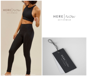 Here & Now Activewear | Logo Design by DominicDesign