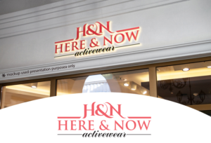 Here & Now Activewear | Logo Design by Juli creation