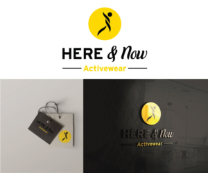 Here & Now Activewear | Logo Design by blackowl8