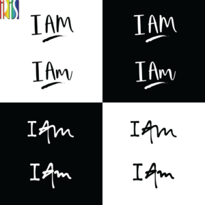 'I am' Variations with font such as I AM and I Am etc. are welcomed.  | Diseño de Logo por Iris 3