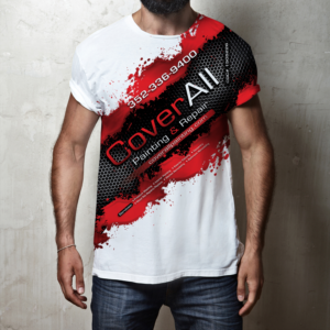 Cover-All Painting & Repairs T-shirt | T-shirt Design by Souvik Roy (Alex Pro)
