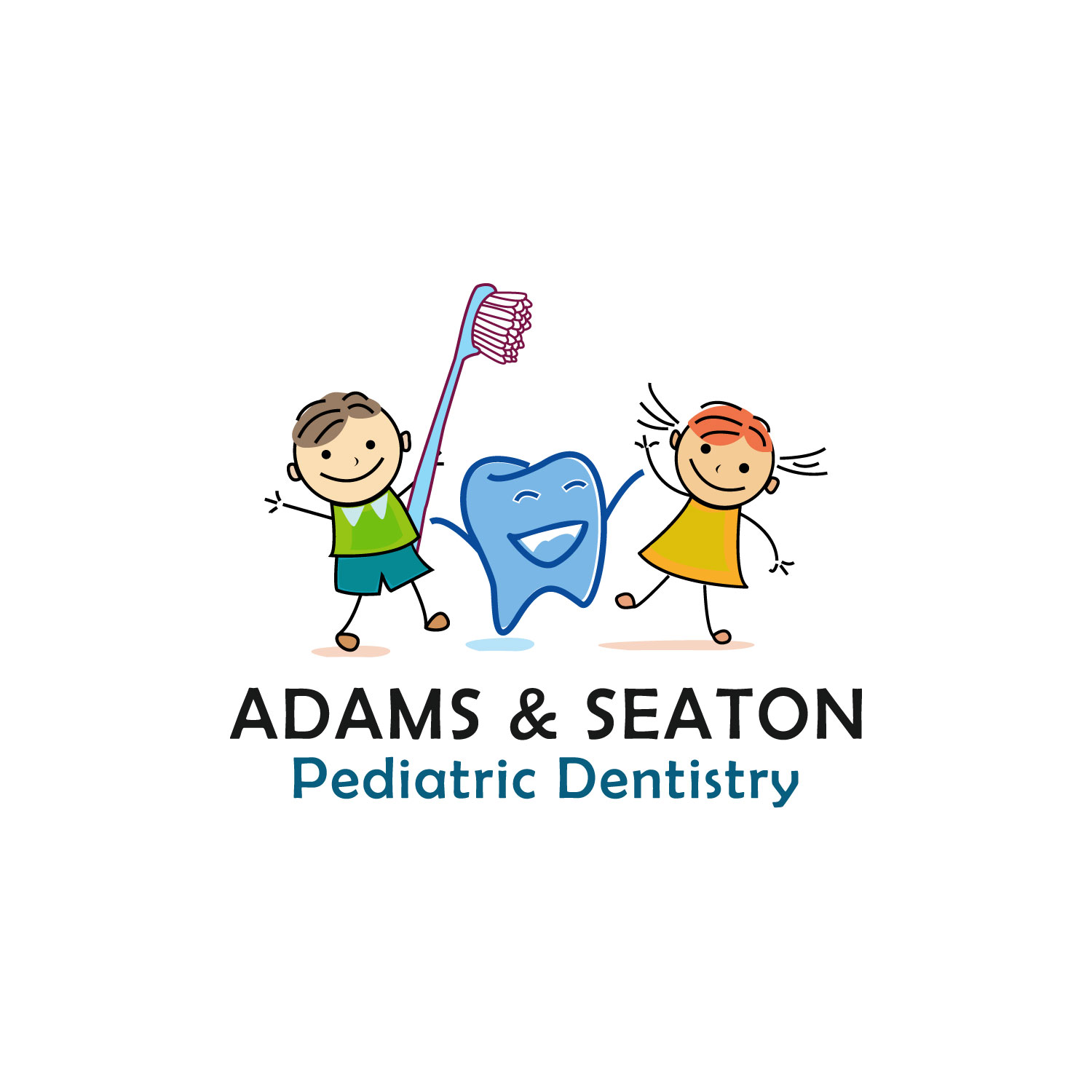 Logo Design by Vima_Designs for Adams & Seaton Pediatric Dentistry | Design #21663634