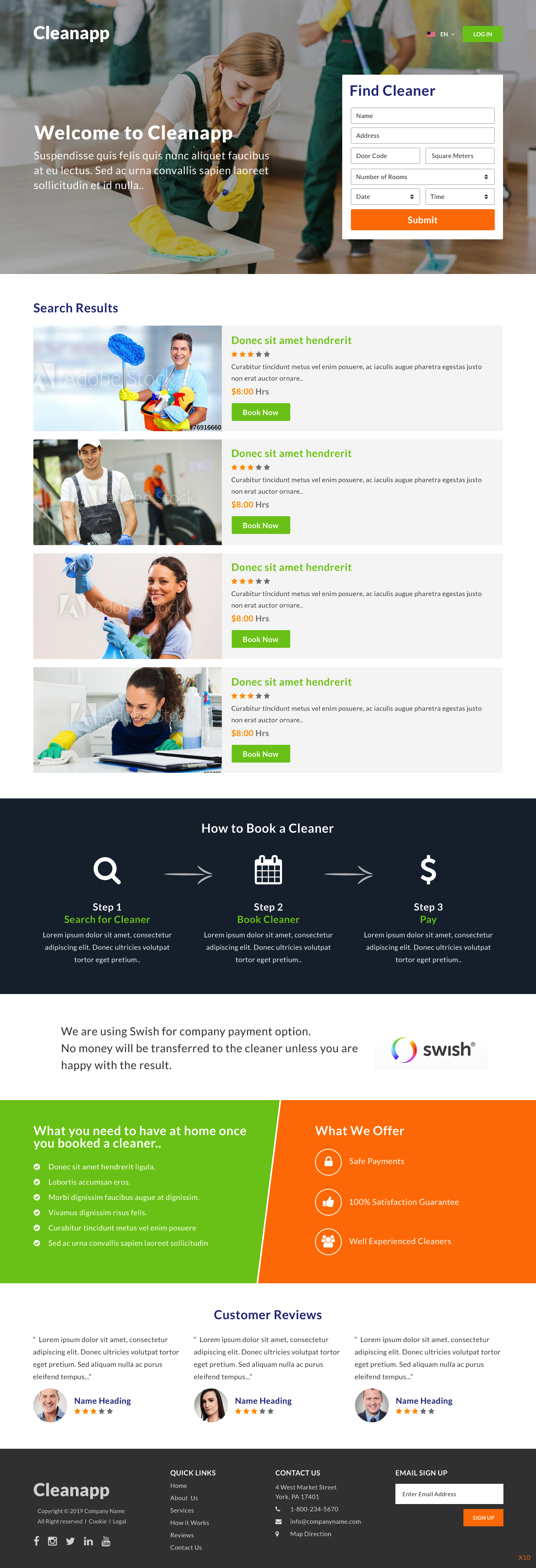 Web Design by pb for CleanApp | Design #21622450