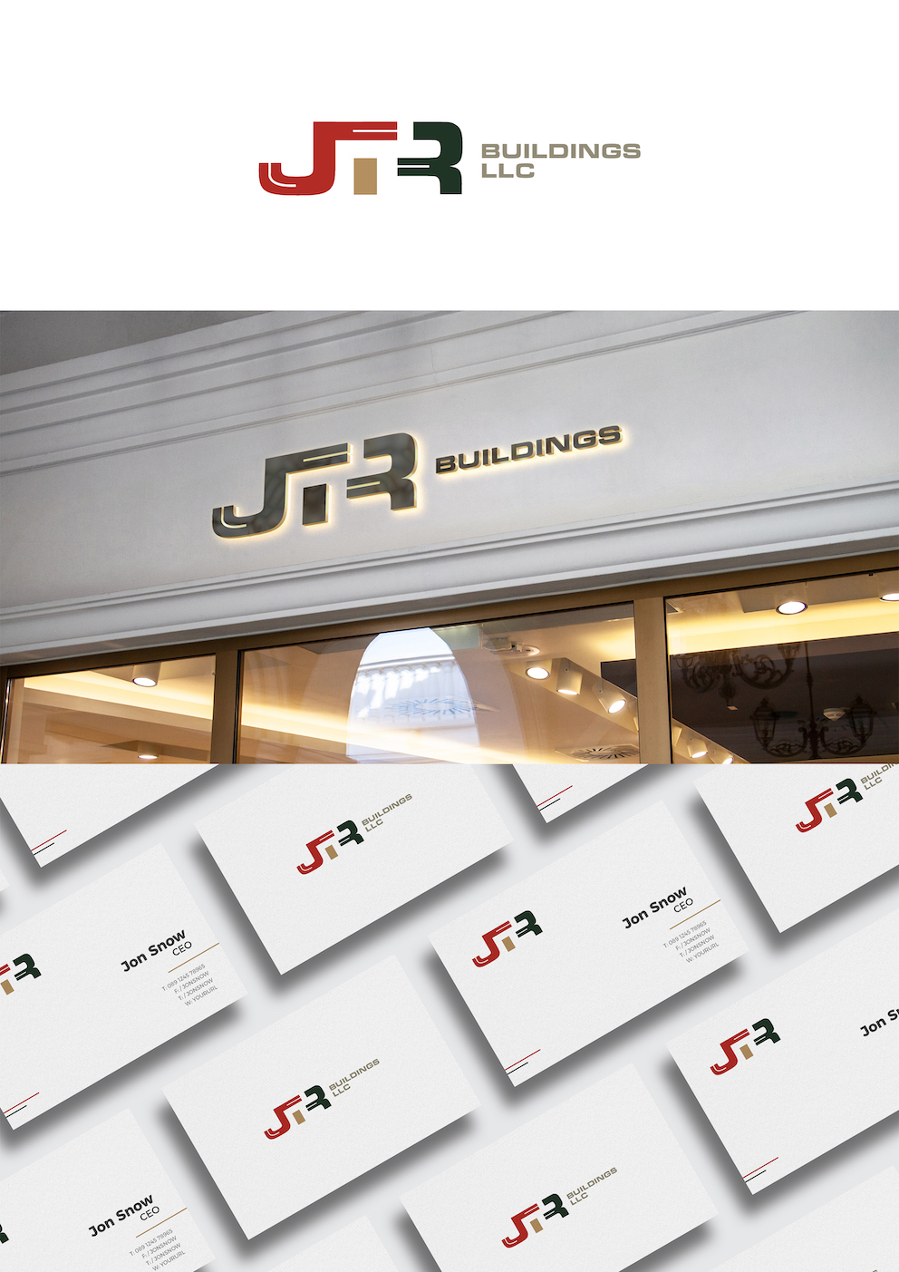 Logo Design by christianpoetoe for JTR BUILDINGS LLC | Design #21610378