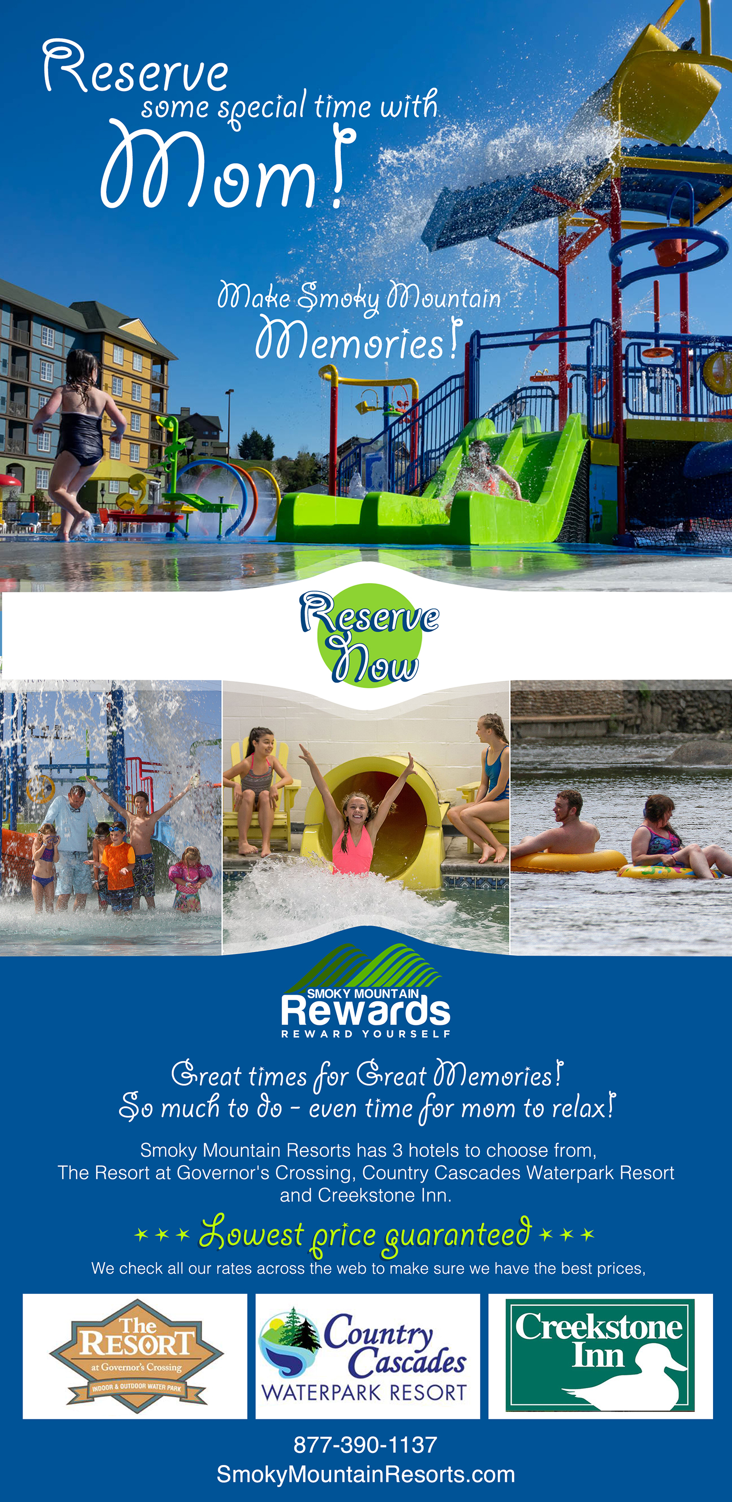 Diseño de Mercadeo por Correo Electrónico por Wiihee para Smoky Mountain Resorts | Diseño #21615228
