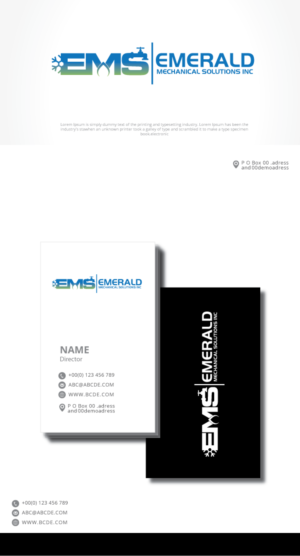 Emerald Mechanical Solutions Inc | Logo Design by graphicevolution