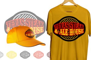 Texas Steak & Ale House | Logo Design by Roger B.