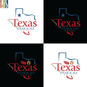 Texas Steak & Ale House | Logo Design by Iris 3