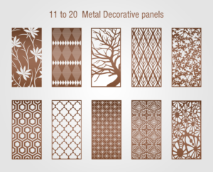 Laser Cut Metal Decorative panels | Diseño Gráfico por Rickyy