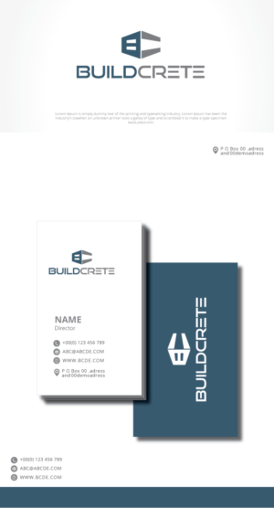BuildCrete | Logo Design by graphicevolution