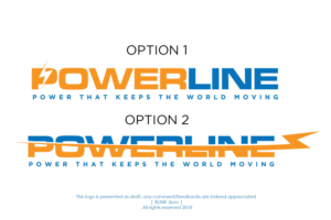 POWERLINE | Logo Design by Riv.