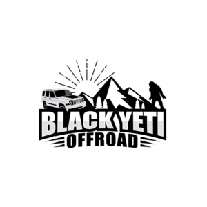 BLACK YETI OFFROAD  | Logo Design by FourtuneDesign