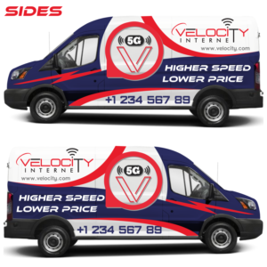 Stationery Design by elveneclipse for velocity  wireless llc | Design: #21621979