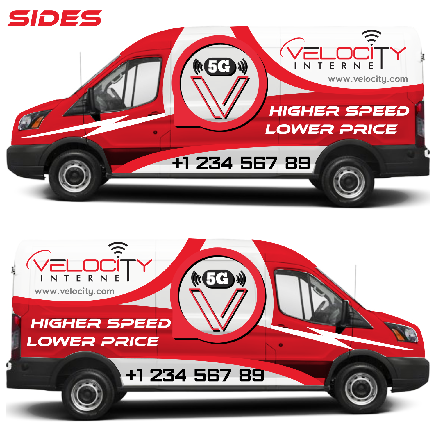 Design de Papeterie par elveneclipse pour velocity  wireless llc | Design #21625220