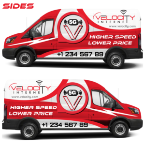 Stationery Design by elveneclipse for velocity  wireless llc | Design: #21625220