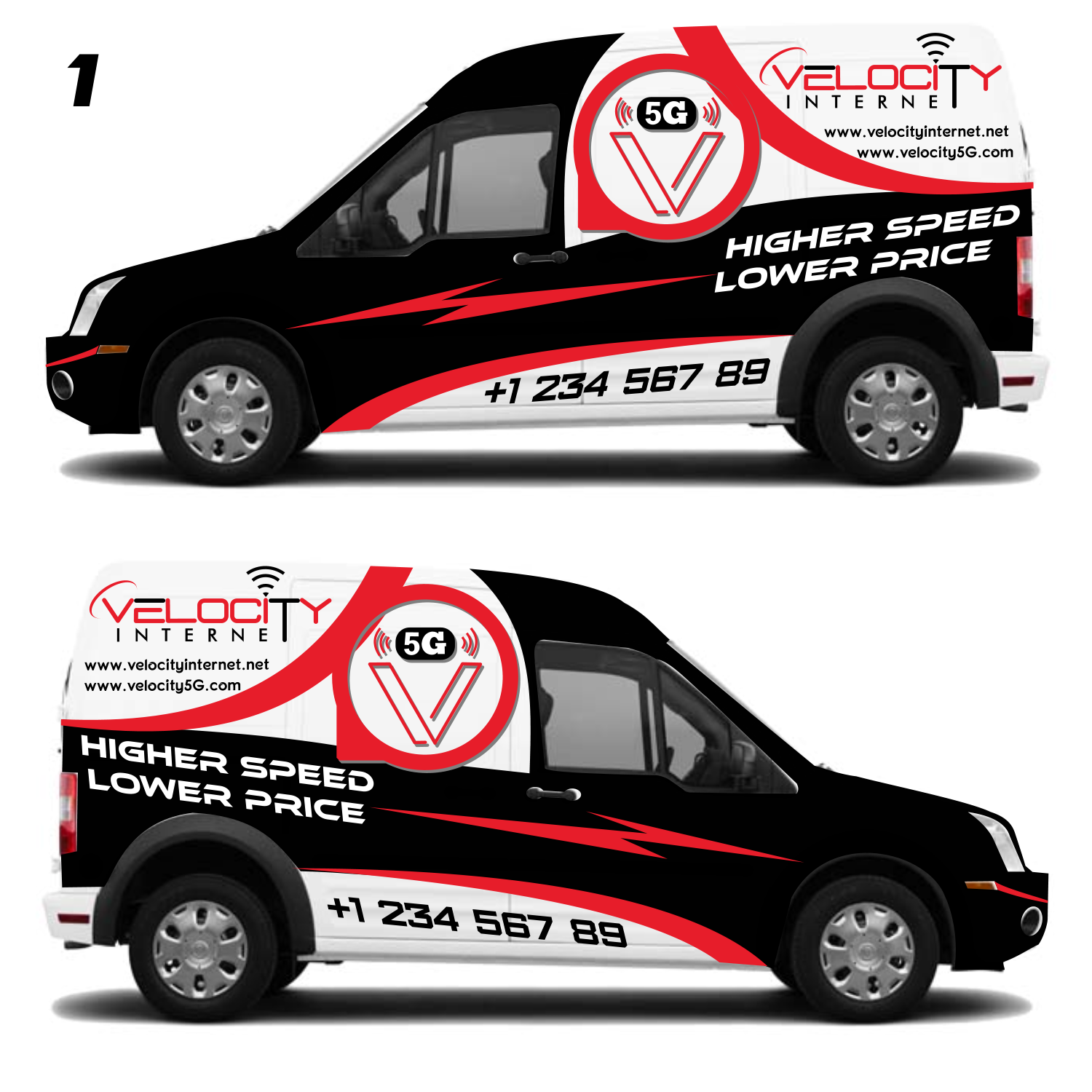 Design de Papeterie par elveneclipse pour velocity  wireless llc | Design #21635830