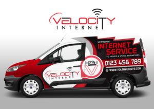 Stationery Design by SAI DESIGNS for velocity  wireless llc | Design: #21620487