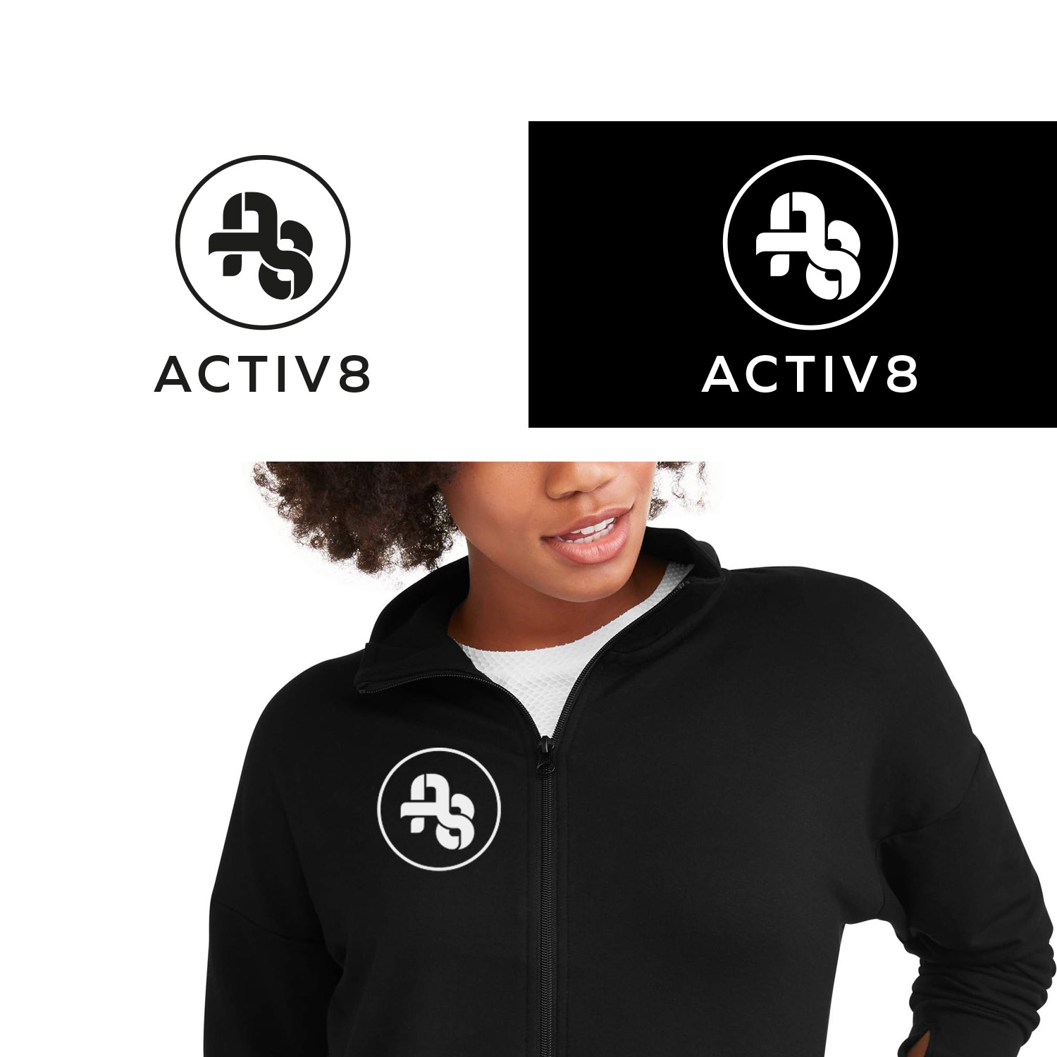 Logo Design by Finley Johnson for Activ8 Wear | Design #21636306