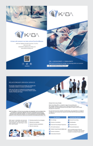 Flyer Design by alex989 for Kaba Consulting Inc. | Design: #21707656