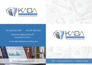 Design de Flyer par Shigh5 pour Kaba Consulting Inc. | Design : #21641537